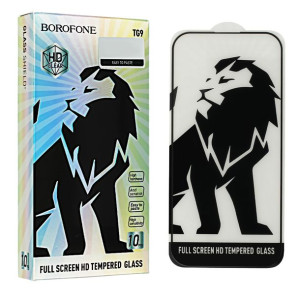 Borofone Hartowane szkło TG9 Full Screen 2.5D do Iphone 14 Pro - 10 sztuk