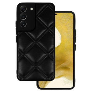 Leather 3D Case do Samsung Galaxy S22 wzór 3 czarny