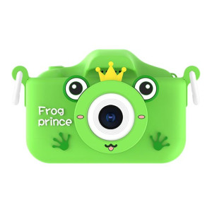 Aparat fotograficzny, kamera dla dzieci C8 Frog zielony