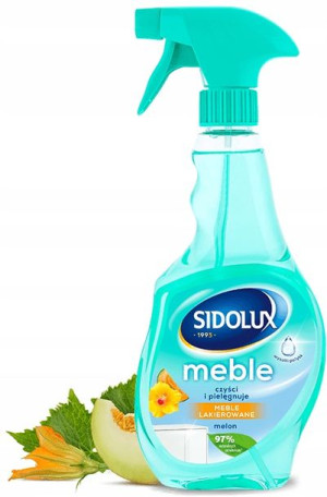 Sidolux Spray Do Mebli Lakier Wysoki Połysk 500ml