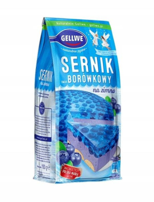Gellwe Ciasto Sernik Borówkowy Na Zimno 193g
