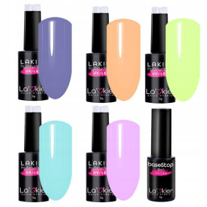 5+1 Gratis Lakier Hybrydowy La'kier Kolory Pastel