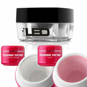 2+1 żele Silcare Base One 50g + gratis żel Bianco