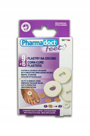 Pharmadoct Plastry na odciski + poduszki ochronne