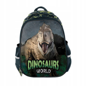 Plecak szkolny sztywny Dinozaur Paso