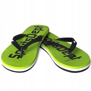 Klapki męskie 4F zielony neon H4L20 KLM006 41N 40