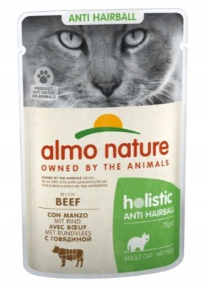 ALMO NATURE Functional Hairball z wołowiną - mokra