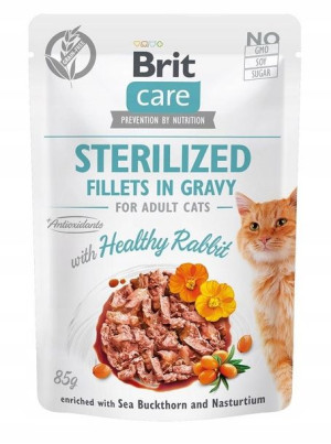 Brit Care Cat Fillets In Gravy Sterilized Rabbit 8