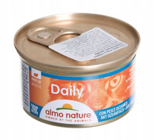 ALMO NATURE Daily Menu Mus z rybą oceaniczną 85g