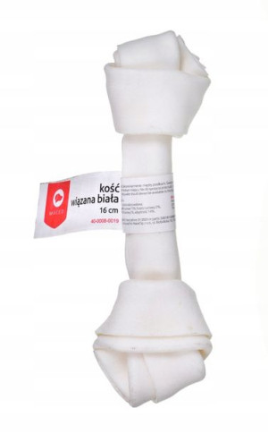 MACED Kość wiązana biała 16cm 1szt.