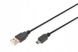 Kabel Assmann AK-300130-018-S (USB 2.0 M - Mini US