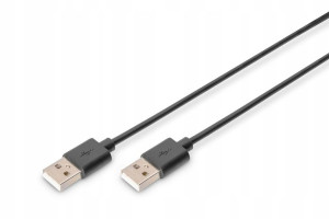 Kabel Assmann AK-300100-018-S (USB M - USB M; 1,8m