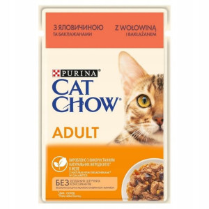 PURINA CAT CHOW Adult mokra karma dla kota z wołow