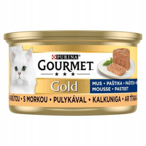 Purina Gourmet Gold mokra karma dla kota mus z ind