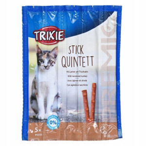 Snacki Premio Paluszki Jagnięcina/indyk, 5 × 5 G