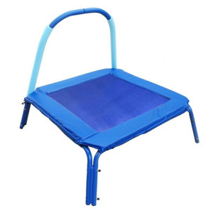master trampolina master dla dzieci niebieska 96 x 96 cm