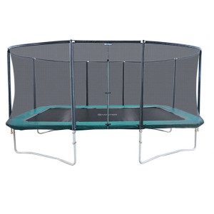master trampolina z zewnętrzną siatką master super 524 x 303 cm
