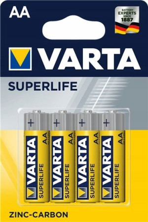 Zestaw baterii cynkowo-węglowe VARTA Superlife R6