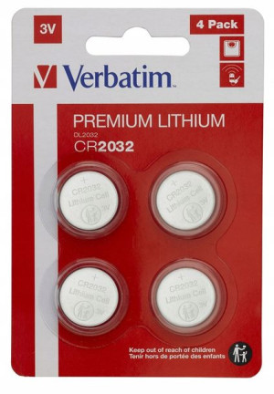 Verbatim Bateria Litowa Cr2032 (4 Szt.) 49533