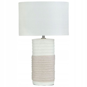 Lampka Nocna Porcelanowa Beżowa Navia Lumarko!