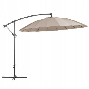 Parasol Ogrodowy 268 Cm Piaskowy Calabria Ii Luma