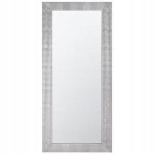 Lustro Ścienne 50 X 130 Cm Srebrne Derval Lumarko!