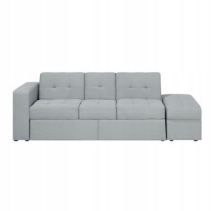 Sofa Rozkładana Jasnoszara Falster Lumarko!