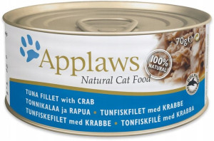 APPLAWS CAT Filet z tuńczyka i kraby - mokra karma
