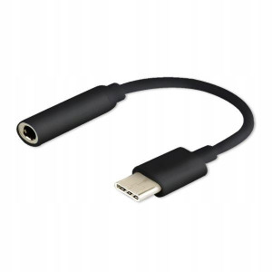 Adapter SAVIO AK-35/B (Gniazdo typ C - Jack stereo