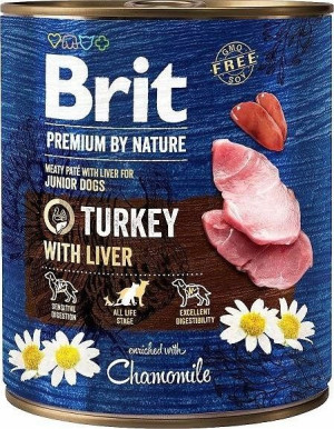 Brit Premium By Nature Turkey&LIVER 800g