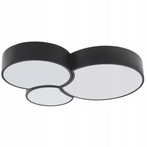 Lampa Sufitowa Led Metalowa Czarna Yabu Lumarko!