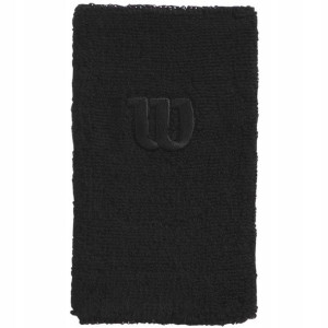 Frotka Na Rękę Wilson Extra Wide Wristband Bk Osfa