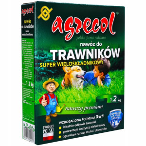 NAWÓZ WIOSENNY do trawnika odżywia AGRECOL 1,2 KG