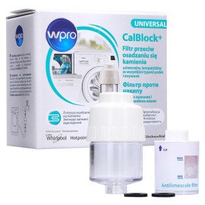 FILTR WODY Whirpool do pralki zmywarki CALBLOCK+