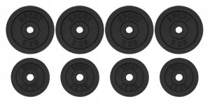 Obciążenie żeliwne 30KG ZESTAW talerzy krążek 30mm