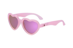 Babiators Okulary przeciwsłoneczne HEART FROSTED PINK PURPLE MIRRORED LENSE
