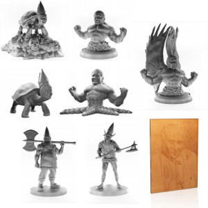 Święty Zestaw 8 Figurek Papieża Jp2 + Obrazek