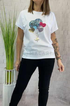 Bluzka T-shirt Z Krótkim Rękawem Balony Megi I L/xl
