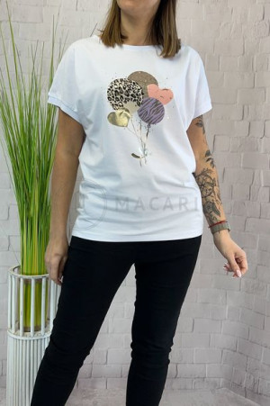 Bluzka T-shirt Z Krótkim Rękawem Balony Megi Ii L/xl
