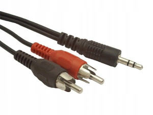 Kabel Mini Jack na podwójny Cinch (RCA) 1.5m
