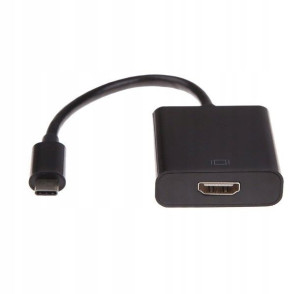 Adapter USB Type-C USB-C męski na HDMI żeński 15cm
