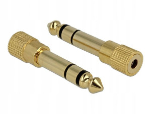 Adapter stereo jack 6,35mm jack 3,5mm 3 pin Delock