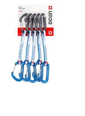 Ekspres wspinaczkowy Hawk QD Wire DYN 11, 15cm 5-pack - blue Ocun