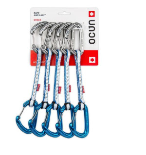 Ekspres wspinaczkowy Kestrel QD DYN 8, 15cm 5-pack - blue Ocun