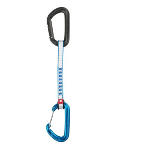Ekspres wspinaczkowy Hawk QD Combi DYN 11 15 cm - anthracite/blue Ocun