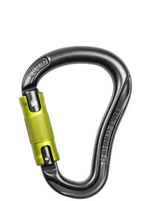Karabinek wspinaczkowy Eagle HMS Twist - anthracite - green Ocun