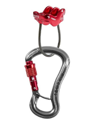 Zestaw do asekuracji Ocun CONDOR/HURRY BELAY SET anth/red