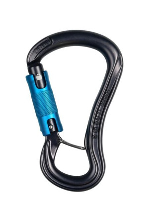 Karabinek zatrzaśnik karabińczyk Ocun CONDOR HMS TRIPLE anthracite/blue