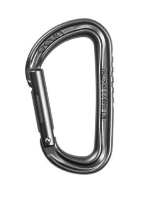 Karabinek zatrzaśnik karabińczyk Ocun FALCON STRAIGHT anthracite