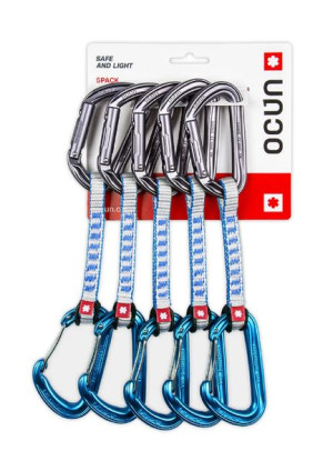 Zestaw ekspresów wspinaczkowych Ocun HAWK QD COMBI DYN 11 blue